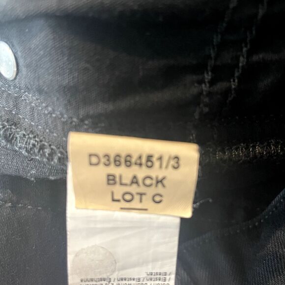 RIVER ISLAND Men's Mid-Rise Slim Tapered JIMMY Black Denim Jeans Size 30/32 x26 - Picture 7 of 16